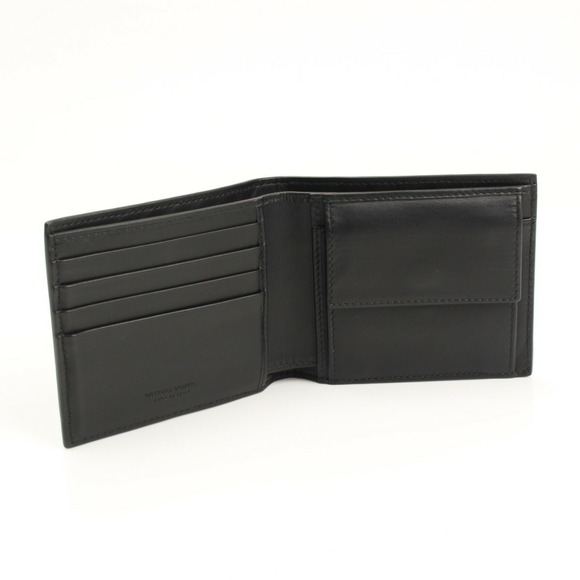 Bottega Veneta Intrecciato Bifold Wallet Black - Picture 4 of 9